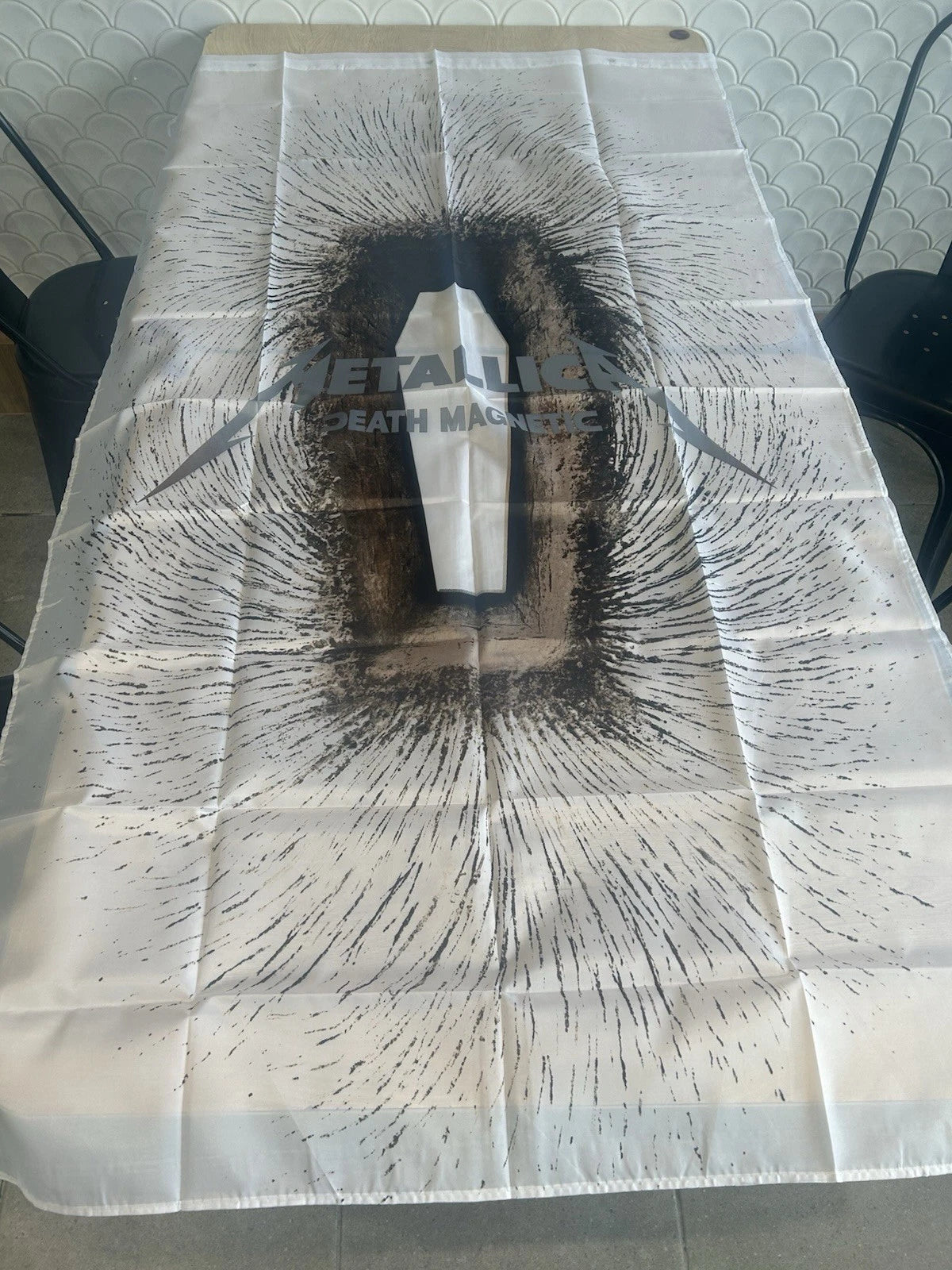 Metallica Death Magnetic Fabric Flag Wall Banner