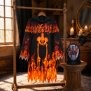 Kids’ Fire Skeleton Costume – Mask & Tunic lifestyle image