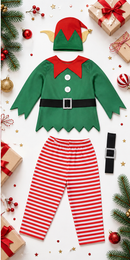 Kids’ Christmas Elf Boy Costume Set lifestyle image