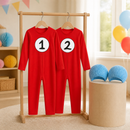Kids’ Red Character 1 & 2 Boy Costume lifestyle image