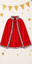 Kids’ Deluxe Red Velvet King Cape lifestyle image