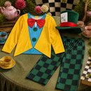 Kids’ Crazy Hat Man Costume – Jumpsuit & Tall Hat lifestyle image