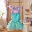 Kids’ Turquoise Mermaid Costume Dress lifestyle image