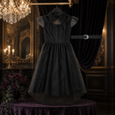 Kids’ Black Prom Dress Costume with Belt lifestyle image