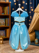Kids’ Blue Arabian Princess Costume – 3 Piece Set lifestyle image