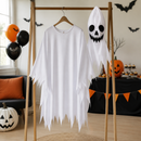 Kids’ White Ghost Costume – Hood & Tunic lifestyle image