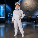 Kids’ White Astronaut Costume – Hooded Top & Pants lifestyle image