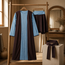 Kids’ Blue Shepherd Costume – Tunic, Belt & Headpiece lifestyle image