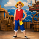 Kids’ Pirate King Costume – Hat, Top, Pants & Belt lifestyle image