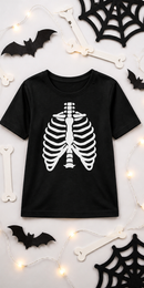 Kids’ Black Skeleton Print Costume Top lifestyle image