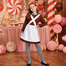 Kids’ Chocolate Helper Girl Costume Set lifestyle image
