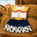 Kids’ Cartoon Cowgirl Dress Costume lifestyle image