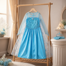 Kids’ Ice Queen Dress with Attached Cape lifestyle image
