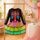 Kids’ Rainbow Skeleton Dress Costume lifestyle image