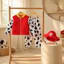 Kids’ Dalmatian Patrol Costume – Hat, Top & Pants lifestyle image