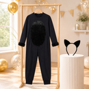Kids’ Black Cat Costume – Jumpsuit & Headpiece lifestyle image