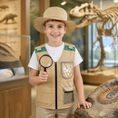 Kids’ Explorer Vest Costume – Safari Hat & Pocket Vest lifestyle image