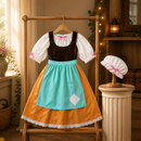 Kids’ Olden-Day Maid Costume – Dress & Hat lifestyle image