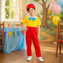 Kids’ Silly Boy Costume – Jumpsuit, Hat & Bow Tie lifestyle image