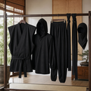 Kids’ Black Ninja Costume – Seven-Piece Set lifestyle image
