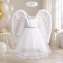 Kids’ Deluxe Angel Costume – Dress, Halo, Wings & Wand lifestyle image