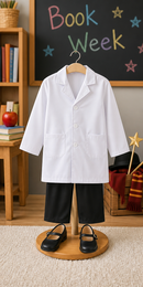Kids’ White Lab Coat Costume – Scientist & Doctor Dress-Up lifestyle image