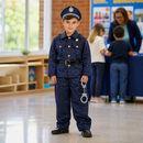 Kids’ Navy Police Officer Costume Set lifestyle image