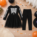 Kids’ Skeleton Girl Dress Costume lifestyle image
