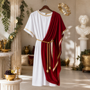 Kids’ Roman Emperor Costume – Robe, Headpiece & Belt lifestyle image