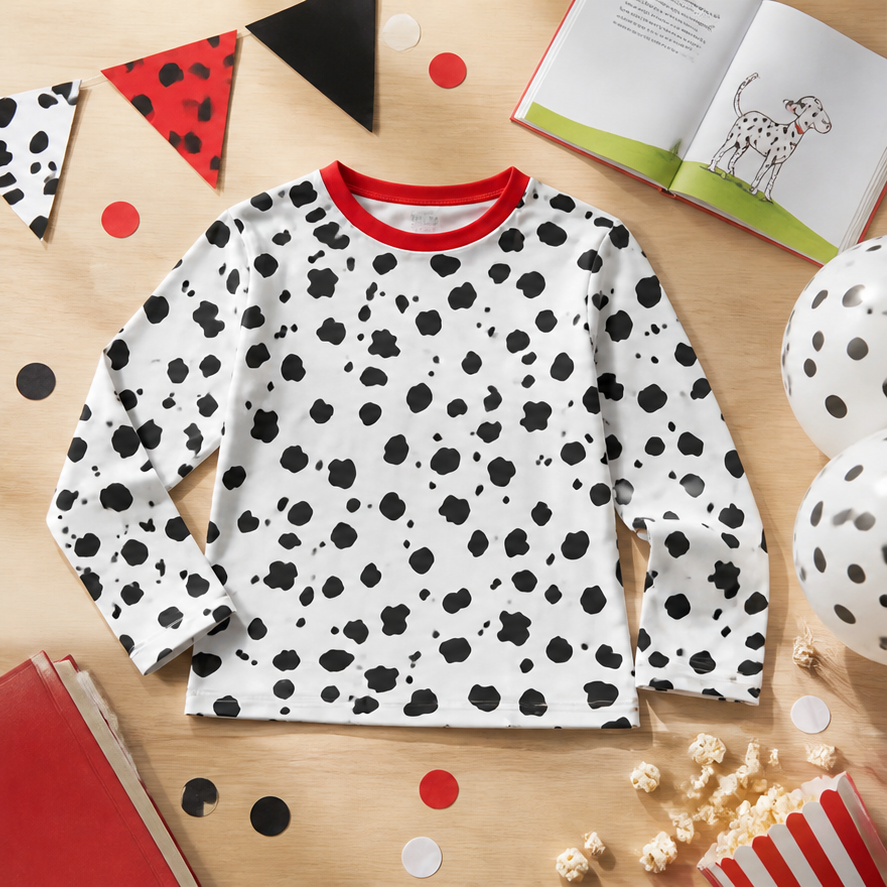Kids’ Dalmatian Spot Long Sleeve Top lifestyle image