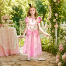 Kids’ Pink Princess Costume – Dress & Crown lifestyle image