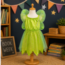 Kids’ Green Fairy Costume – Dress & Wings lifestyle image