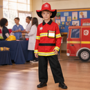 Kids’ Red Firefighter Costume Set lifestyle image