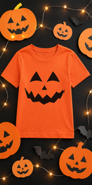 Kids’ Orange Pumpkin Costume Top lifestyle image