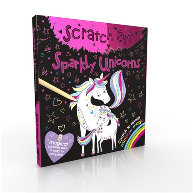 Scratch Art Fun Mini Sparkly Unicorns - NuSea