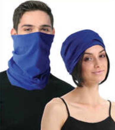 Seamless Tube Bandana Head Scarf Face Cover Mask Gaiter Ski Snow - Plain Colours - Royal Blue - NuSea