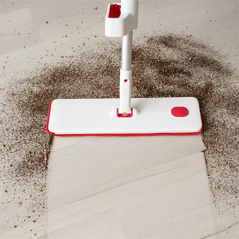 Self Wringing Microfiber Spray Flat Mop For Kitchen Wood Ceramic Tiles Floor Cleaning - NuSea