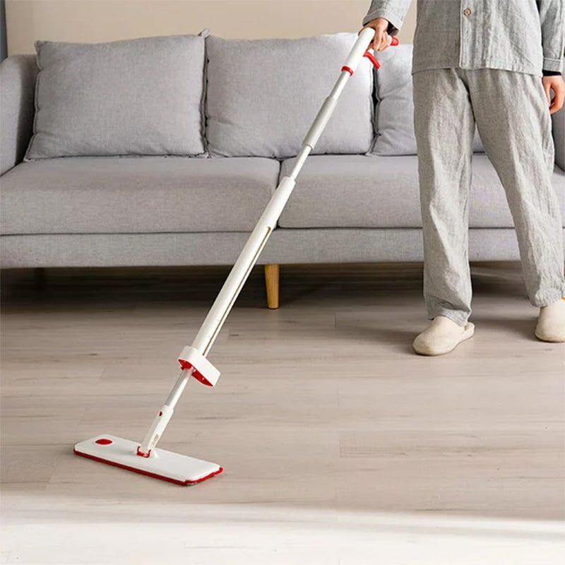 Self Wringing Microfiber Spray Flat Mop For Kitchen Wood Ceramic Tiles Floor Cleaning - NuSea