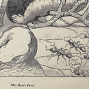 Set of 2 May Gibbs Mrs Bear's Party Cotton Heritage Tea Towels 50 x 70 cm - NuSea