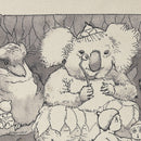 Set of 2 May Gibbs Mrs Bear's Party Cotton Heritage Tea Towels 50 x 70 cm - NuSea