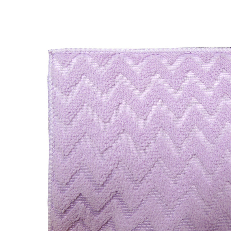 Set of 2 Microfibre Chevron Dish Drying Mats Lilac - NuSea