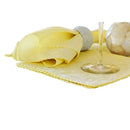 Set of 6 Damask Embossed Polyester Cotton Napkins Sunshine 40 x 40cm - NuSea