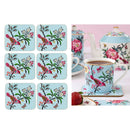 Set of 6 Jardin Peony Coasters 11x9.7x0.4cm - NuSea