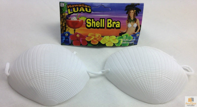 SHELL BRA Costume Party Hawaiian Hula Beach Dress Top Tropical Mermaid - NuSea