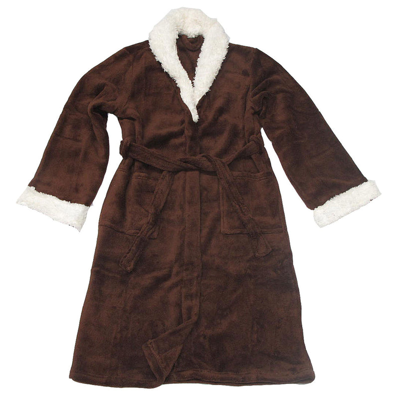 Sherpa Bath Robe Chocolate S/M - NuSea