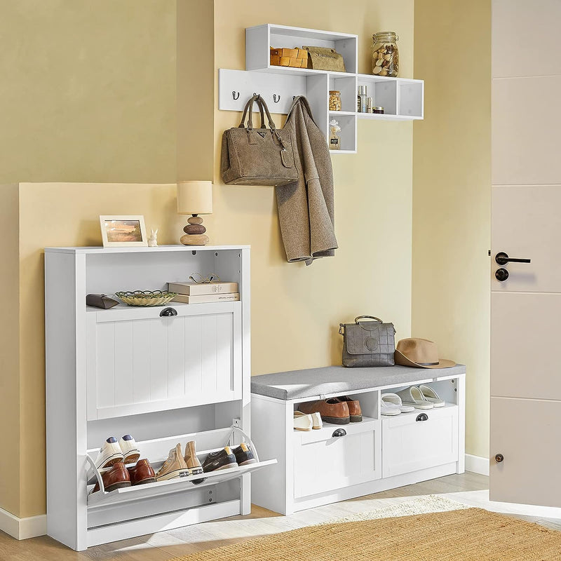 Shoe Cabinet Storage Unit with Drawers - NuSea