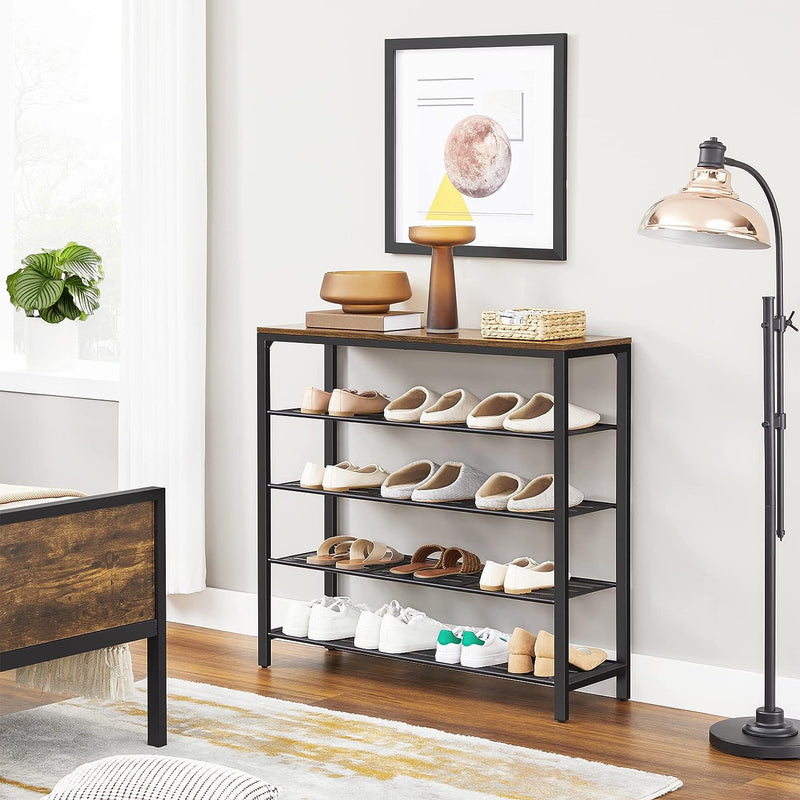 Shoe Rack Storage Organiser 4 Shelves - NuSea