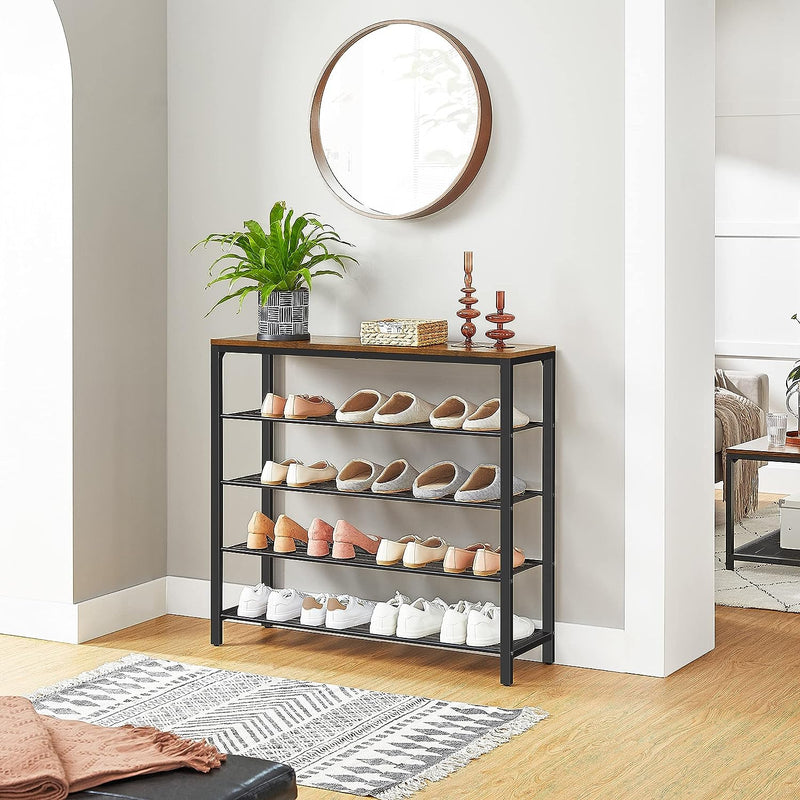 Shoe Rack Storage Organiser 4 Shelves - NuSea