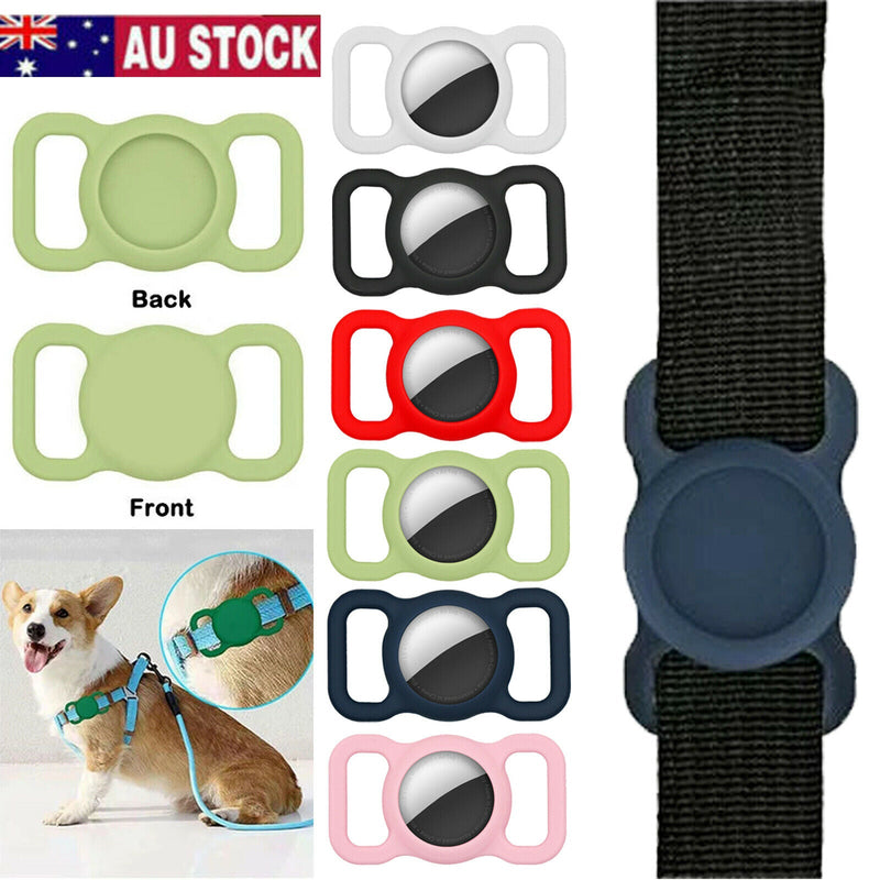 Silicone Pet Protective Case for Airtag Loop Apple GPS Finder Dog Cat Collar AU - NuSea