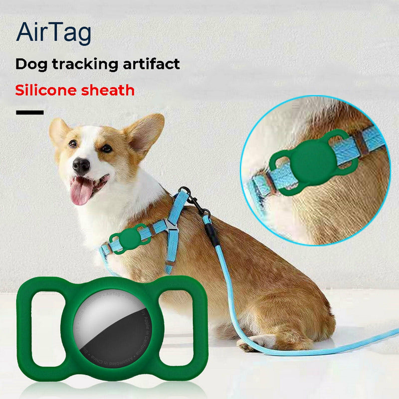 Silicone Pet Protective Case for Airtag Loop Apple GPS Finder Dog Cat Collar AU - NuSea